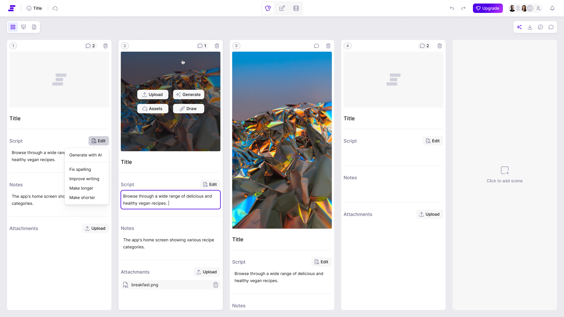 Collaborative Storyboarding